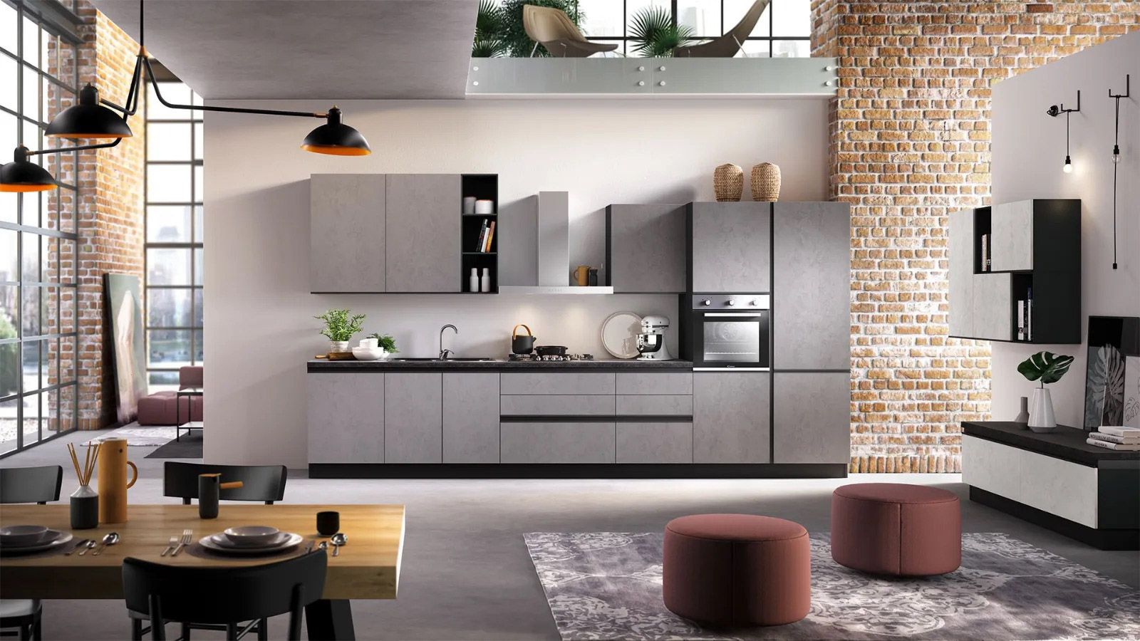 Cucine In Brick A Firenze