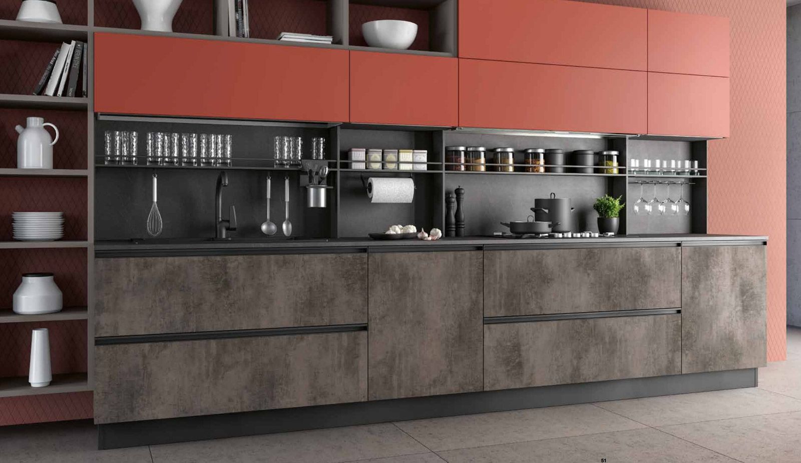 cucine in stile industrial a Firenze