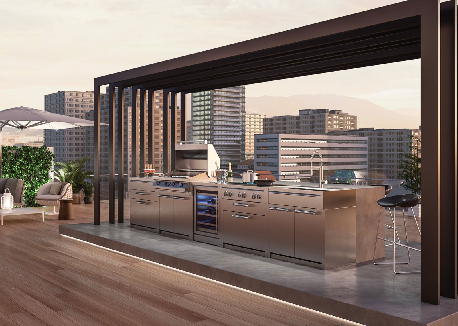 cucine della Steel a Firenze